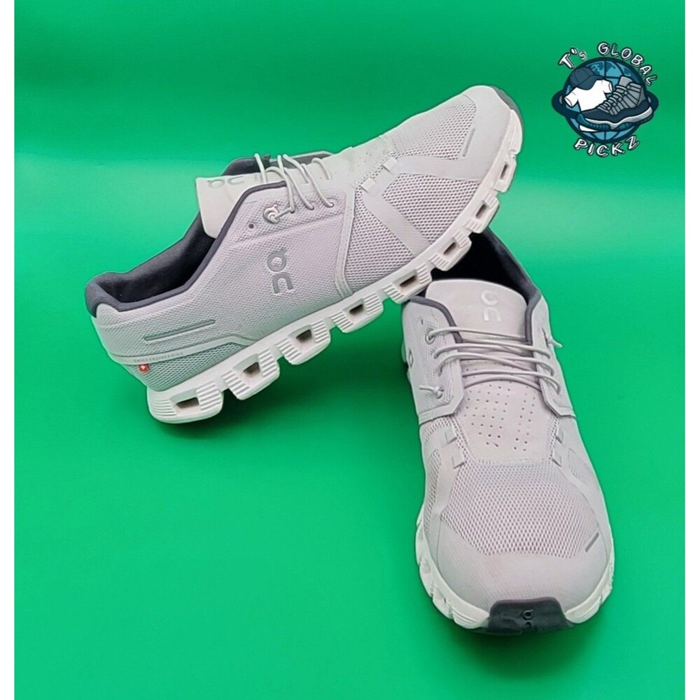 On Cloud 5 Athletic Running Shoes Sneakers Glacier/White Mens Size 13